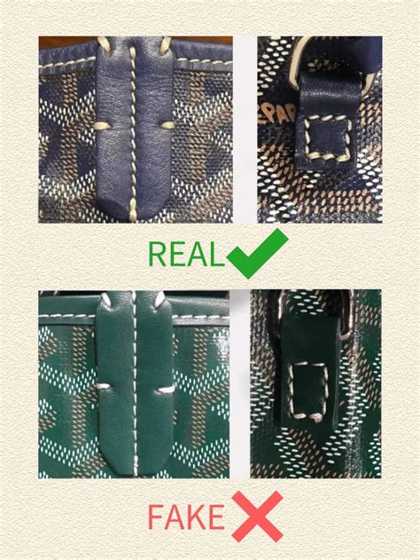 goyard how to spot a fake